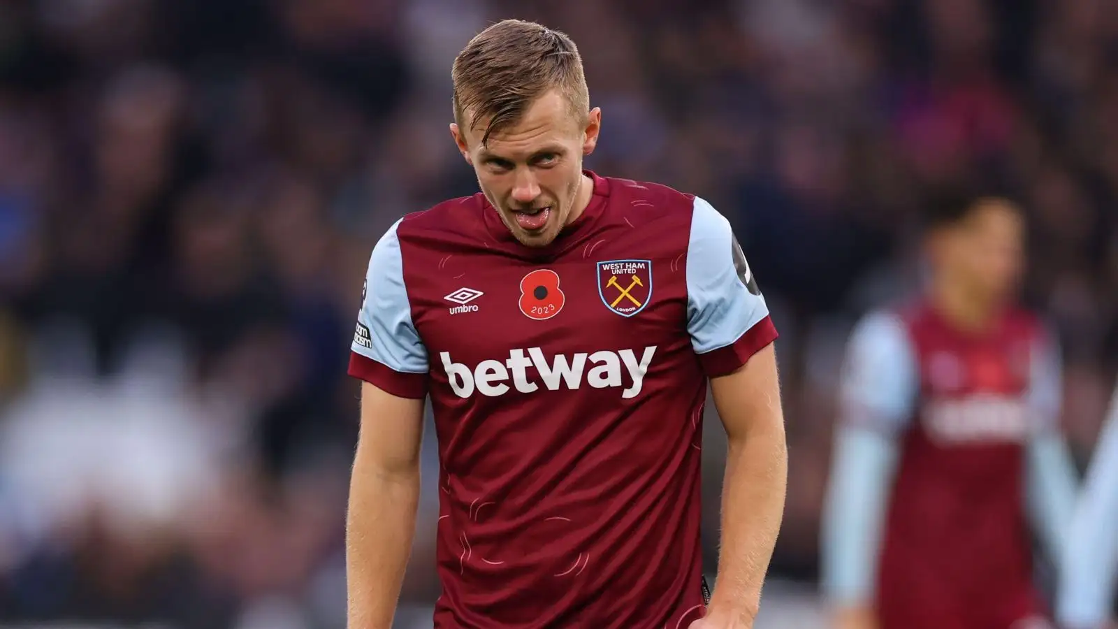 West Ham midfielder James Ward-Prowse