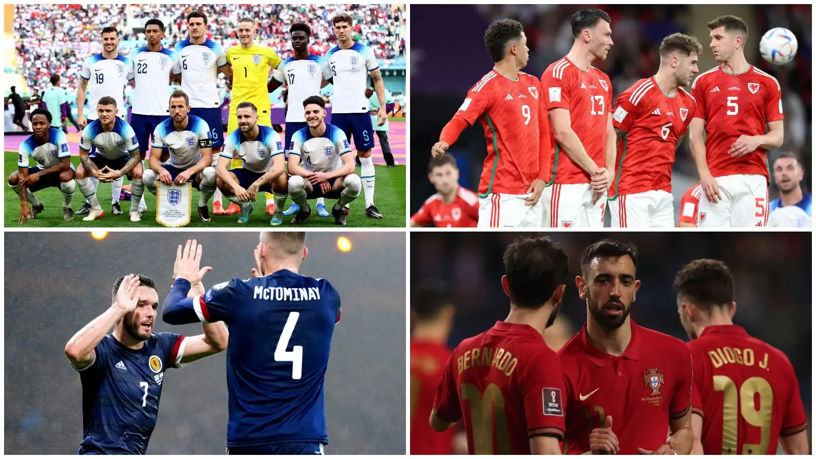 Premier League superstars are in solution for England, Wales, Scotland and Portugal this month.