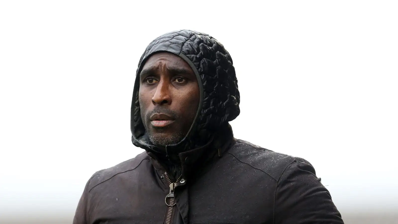 Previous Mix defender Sol Campbell during a Southend suit.