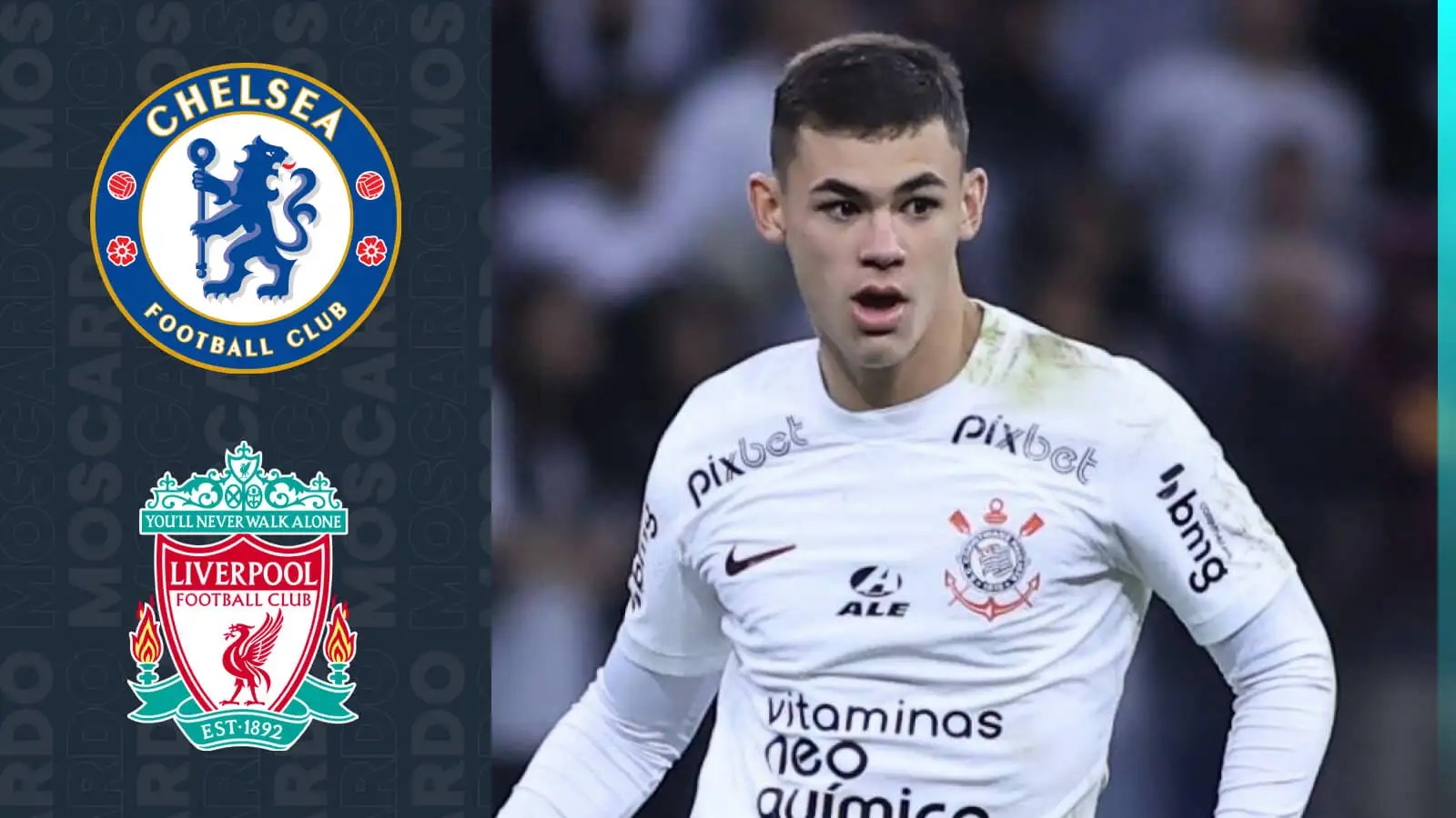 Chelsea and Liverpool target Gabriel Moscardo of Corinthians