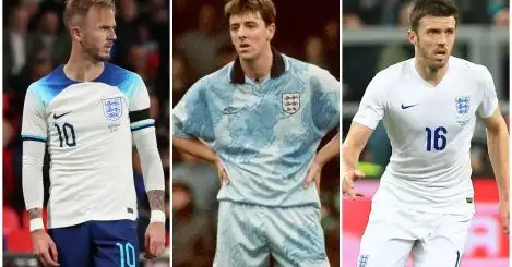 Maddison still among top 10 most under-capped England stars with Le Tiss, Carrick…