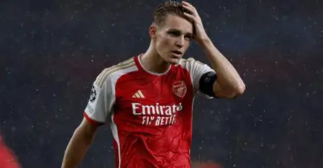 Ex-Arsenal man not worried by Odegaard’s ‘small dip’ in form as Arteta is told his ‘best midfield trio’