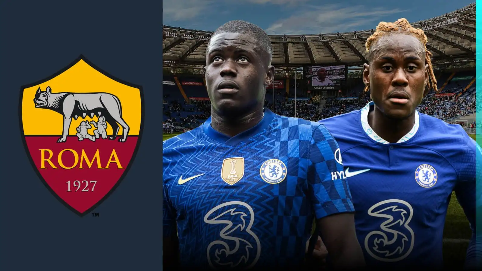 Roma boss Mourinho wants to sign two Chelsea outcasts with Arsenal loan deal looking unlikely 2 c?url=https%3A%2F%2Fd2x51gyc4ptf2q.cloudfront.net%2Fcontent%2Fuploads%2F2023%2F11%2F17101312%2FMalang Sarr Trevoh Chalobah Roma F365