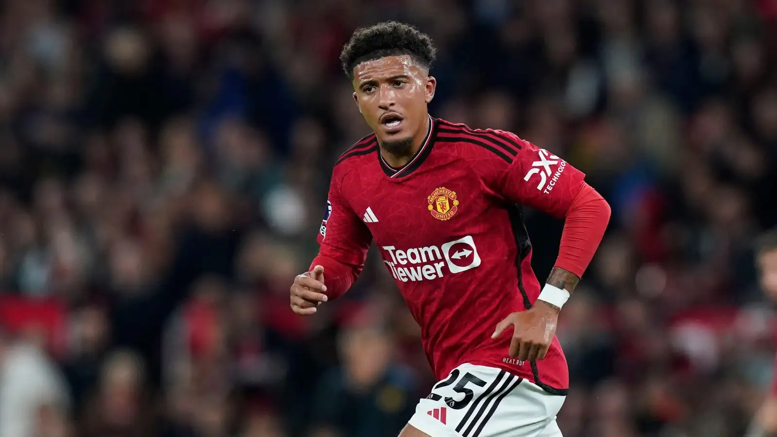 Man Utd 'ready to accept big offer' for player as they look to 'boost' January transfer budget 1 Male Utd winger Jadon Sancho