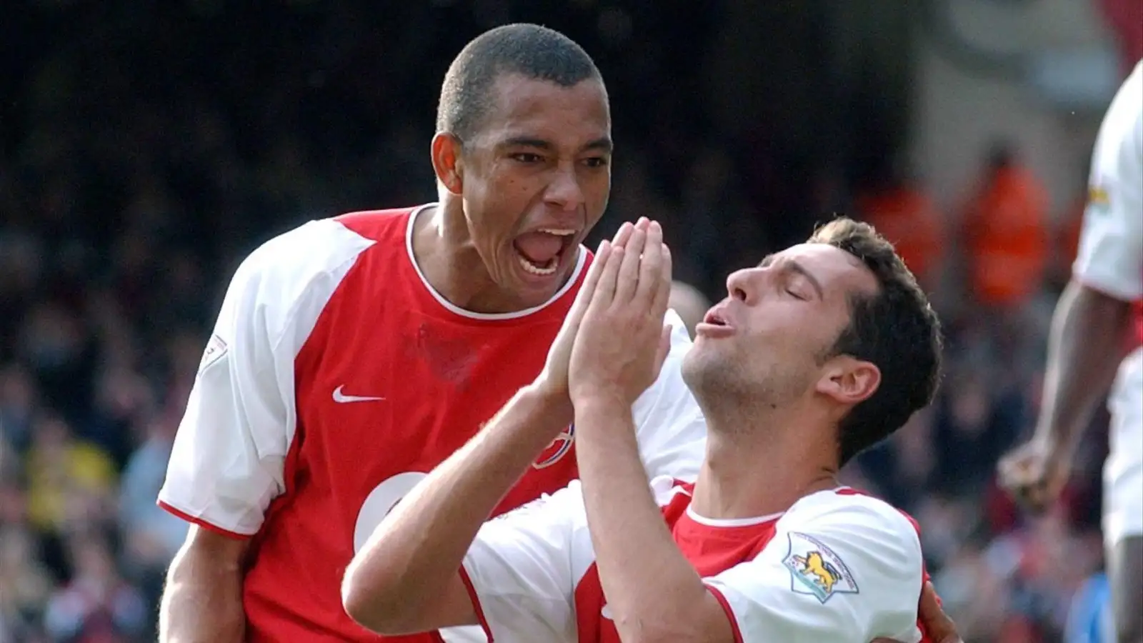 Arsenal duo Gilberto Silva and Edu