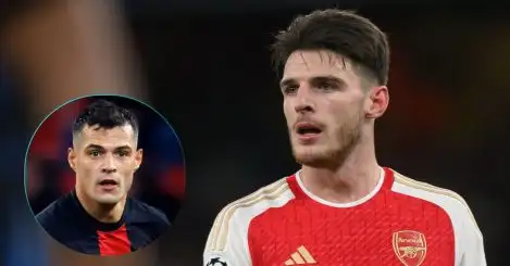 Declan Rice ‘not normal’ as Granit Xhaka ‘BETTER’ at being ‘technically proficient’