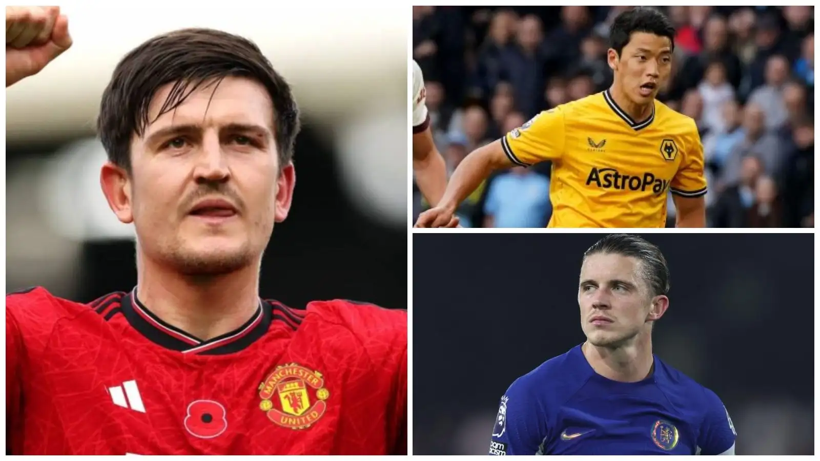 Manchester United's Harry Maguire, Wolves' Hwang Hee-chan and Chelsea's Conor Gallagher have all performed very well this season.