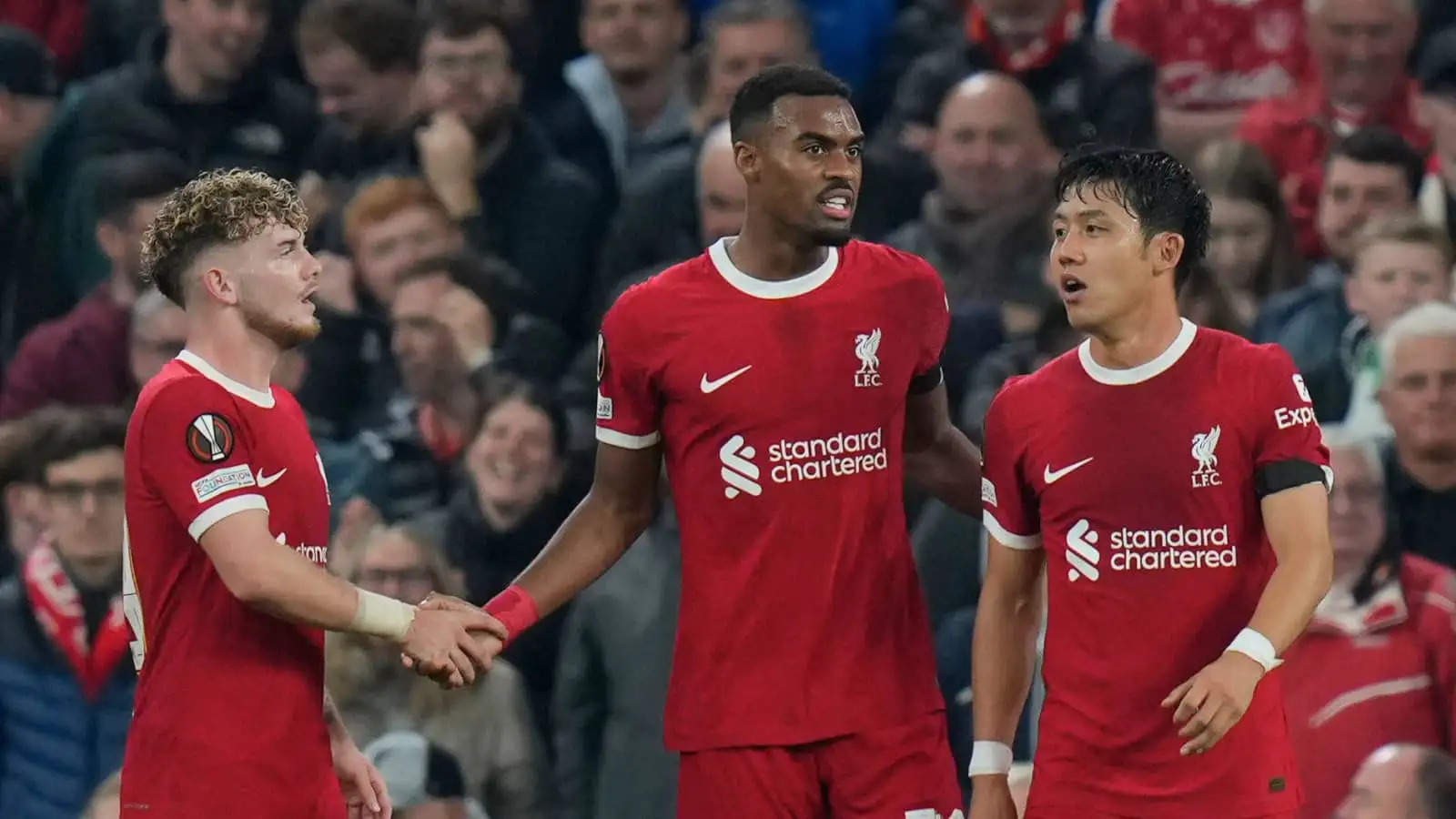 Liverpool legend can't believe star's treatment at former club amid 'outstanding' start for Reds 6 c?url=https%3A%2F%2Fd2x51gyc4ptf2q.cloudfront.net%2Fcontent%2Fuploads%2F2023%2F11%2F24193650%2Fryan gravenberch wataru endo harvey elliott liverpool october 2023 1