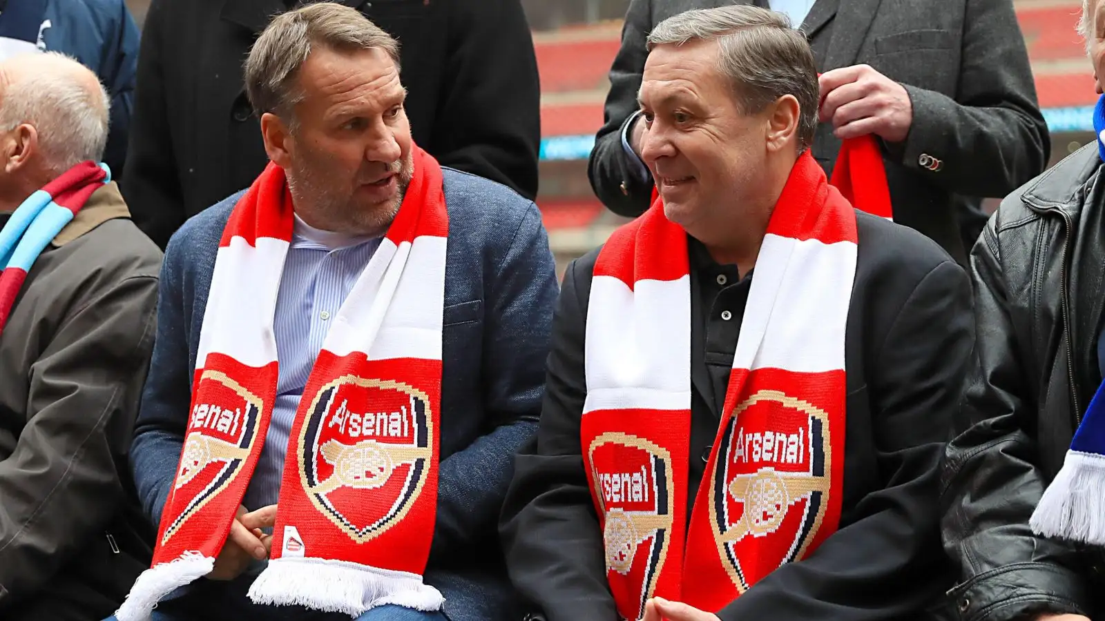 Arsenal icon Paul Merson during a photoshoot at the Emirates.