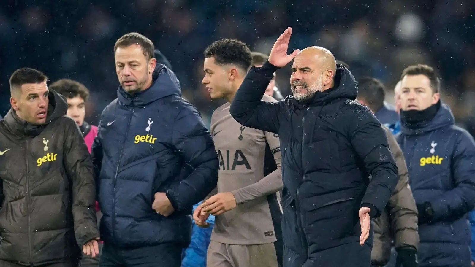 'I will not do a Mikel Arteta comment' - Guardiola reacts to Haaland incident after Man City are held by Spurs 4 c?url=https%3A%2F%2Fd2x51gyc4ptf2q.cloudfront.net%2Fcontent%2Fuploads%2F2023%2F12%2F03191906%2FPep Guardiola Manchester City F365 33