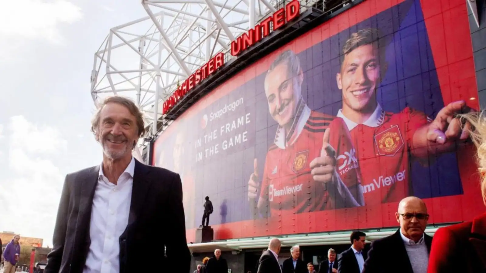 Potential Manchester Joined owner Sir Jim Ratcliffe during a consultation to Wear Trafford.