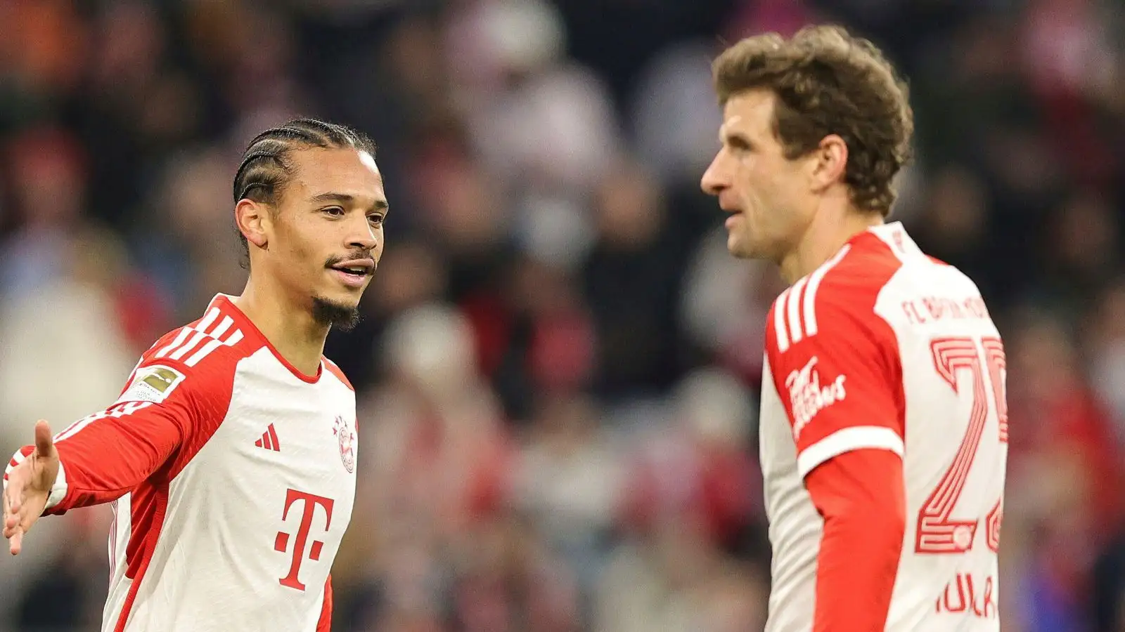 Ex-Man Utd star claims Ten Hag signing Bayern star is 'an answer', makes Ronaldo transfer comparison 15 c?url=https%3A%2F%2Fd2x51gyc4ptf2q.cloudfront.net%2Fcontent%2Fuploads%2F2023%2F12%2F06114711%2FBayern duo Sane and Muller