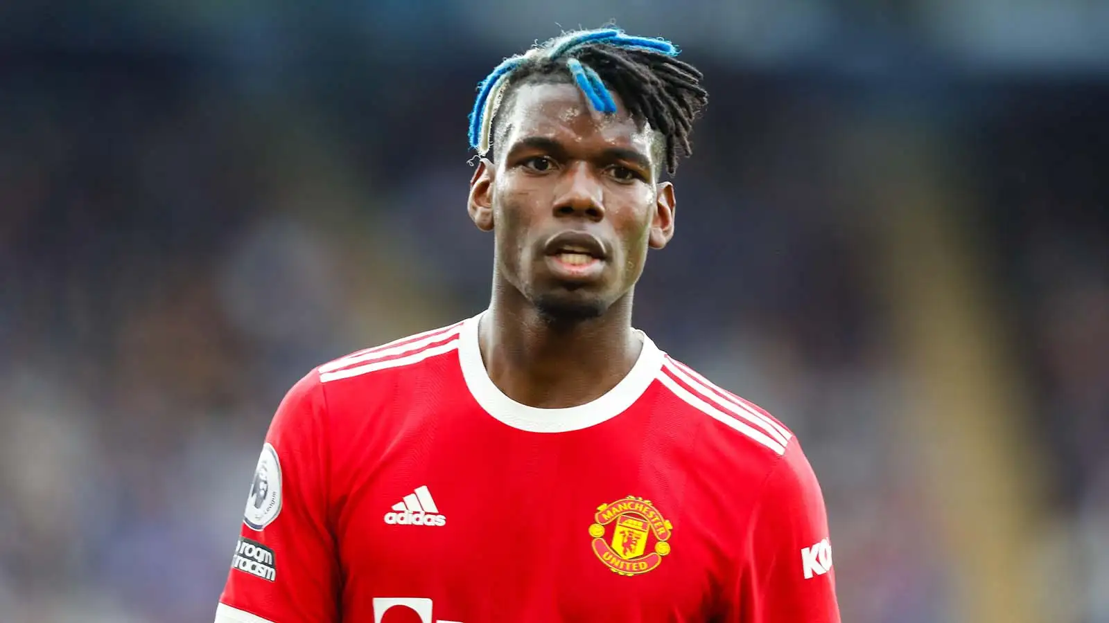 Paul Pogba của Manchester United vào năm 2021.