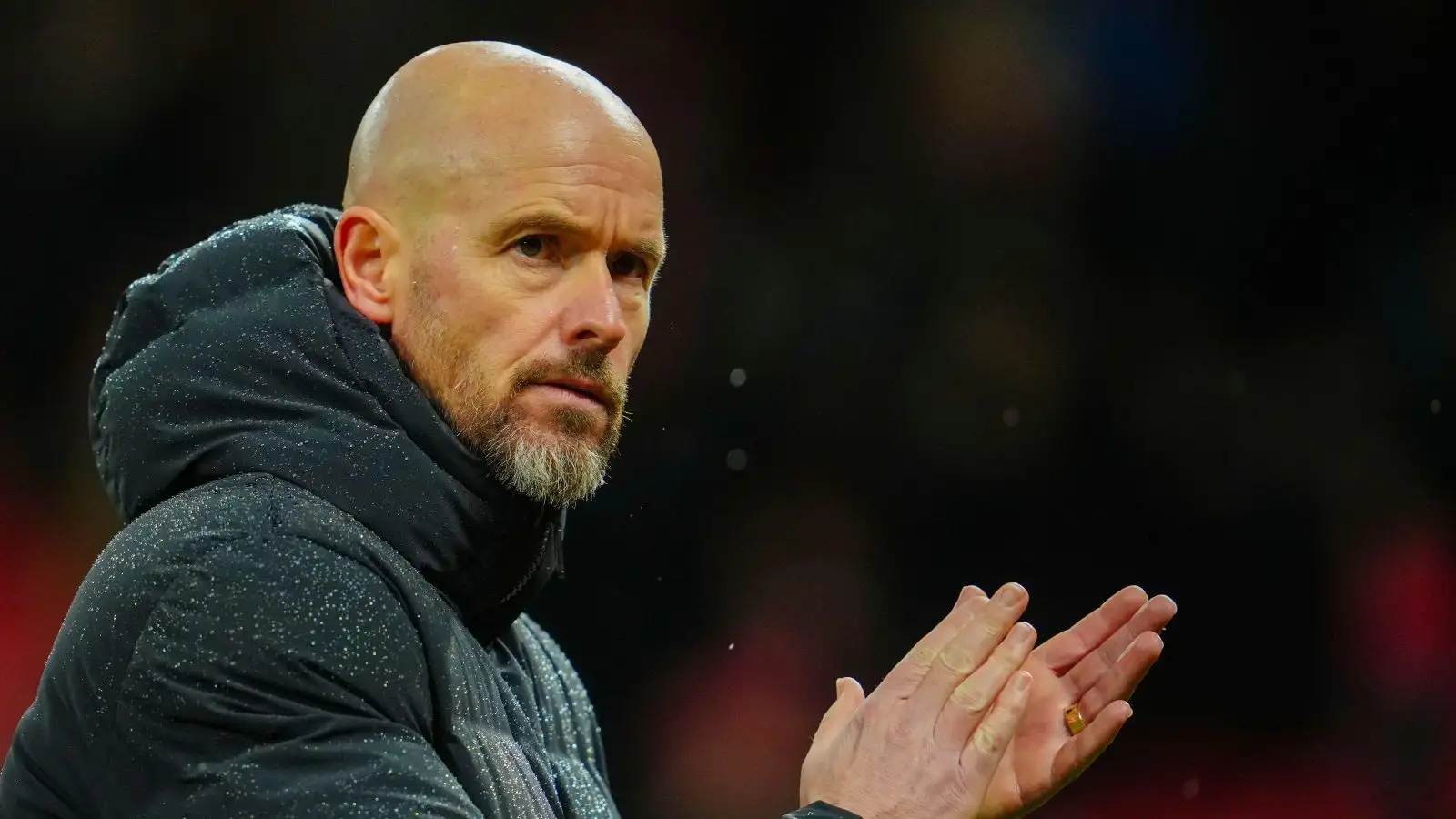 Neville tells Man Utd that sacking Ten Hag is 'last thing they need' as he predicts best 23/24 finish 1 Man Utd top mutt Erik ten Hag claps fanatics
