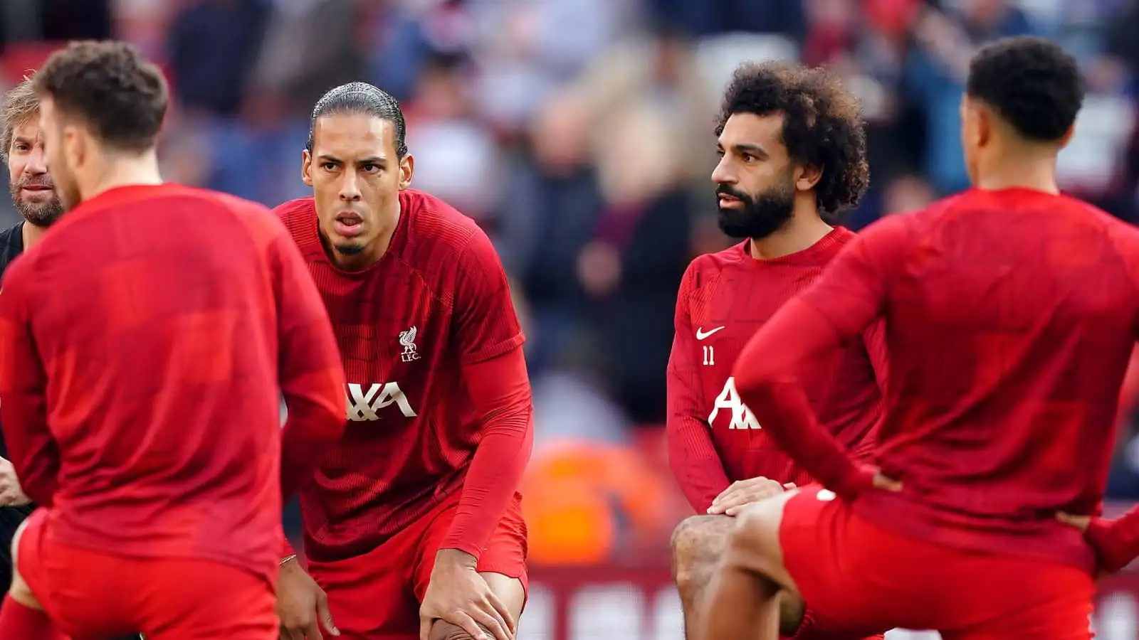 'Frightening' Liverpool icon is 'up there' with PL greats as Defoe suggests he's aiming for accolade 1 Mohamed Salah, Virgil van Dijk, Liverpool, October 2023