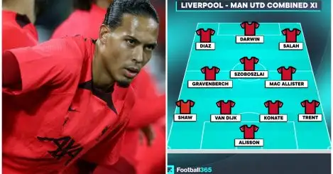 Liverpool 10-1 Man Utd: Combined XI dominated by Reds with Nunez picked over Hojlund