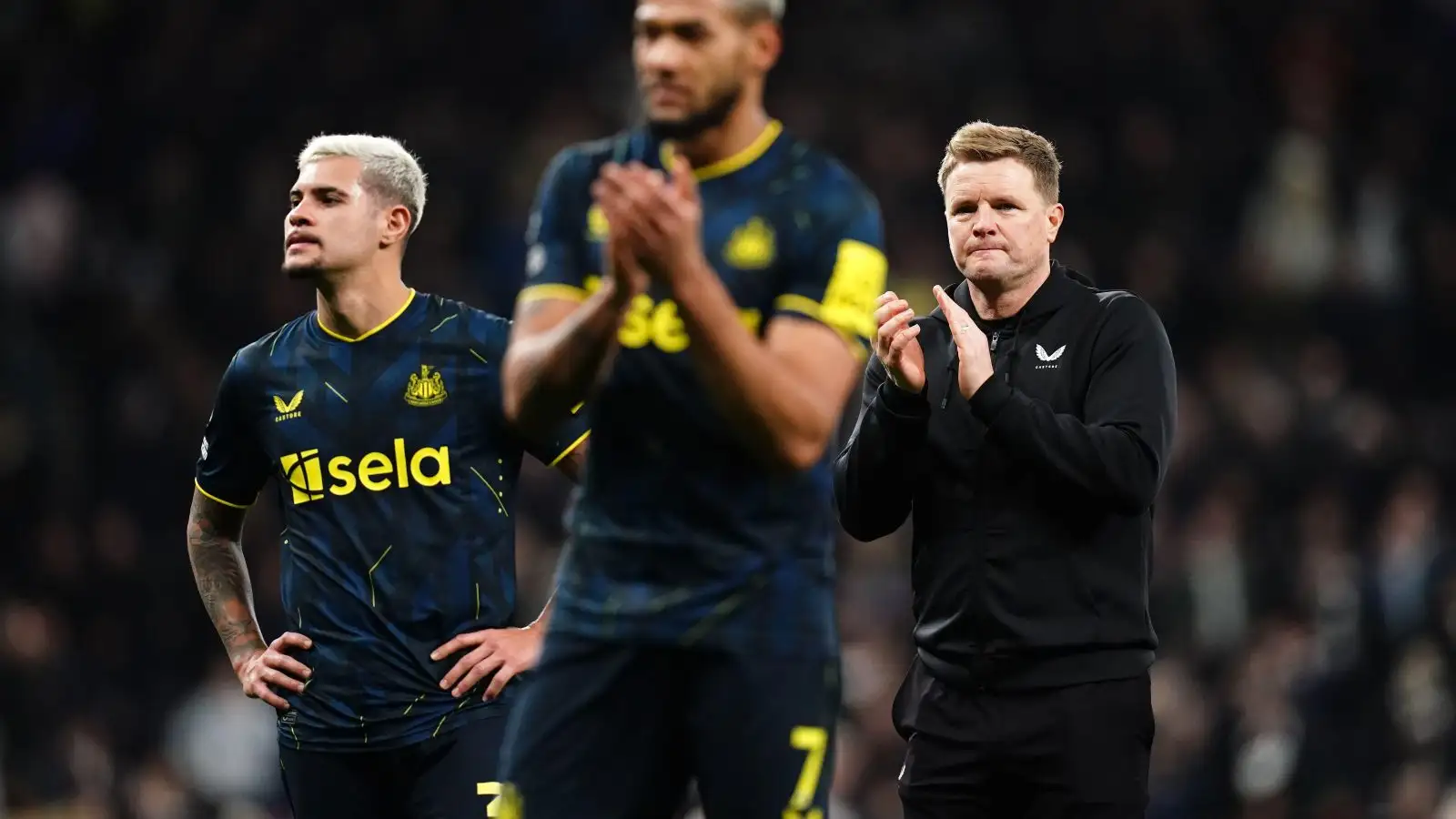 Newcastle Joined head master Eddie Howe praises the adherents after a loss.