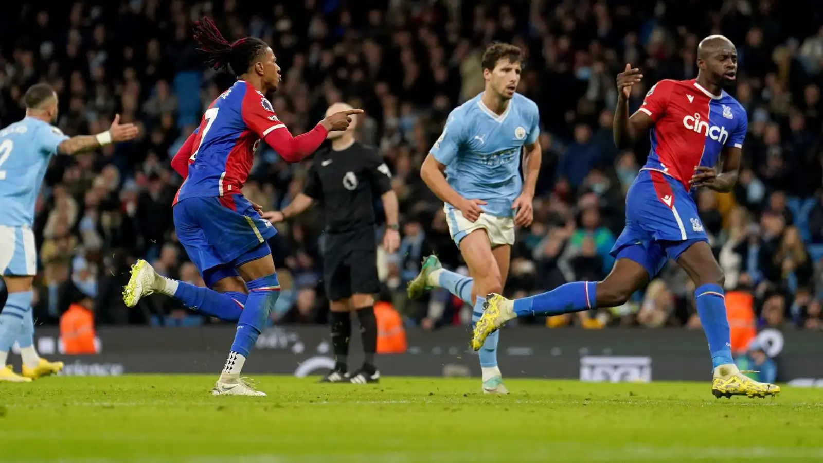 Man City 2-2 Palace: Olise nets late penalty as Hodgson's team earn surprise point at the Etihad 5 c?url=https%3A%2F%2Fd2x51gyc4ptf2q.cloudfront.net%2Fcontent%2Fuploads%2F2023%2F12%2F16170830%2FPalaces Olise scores past Man City