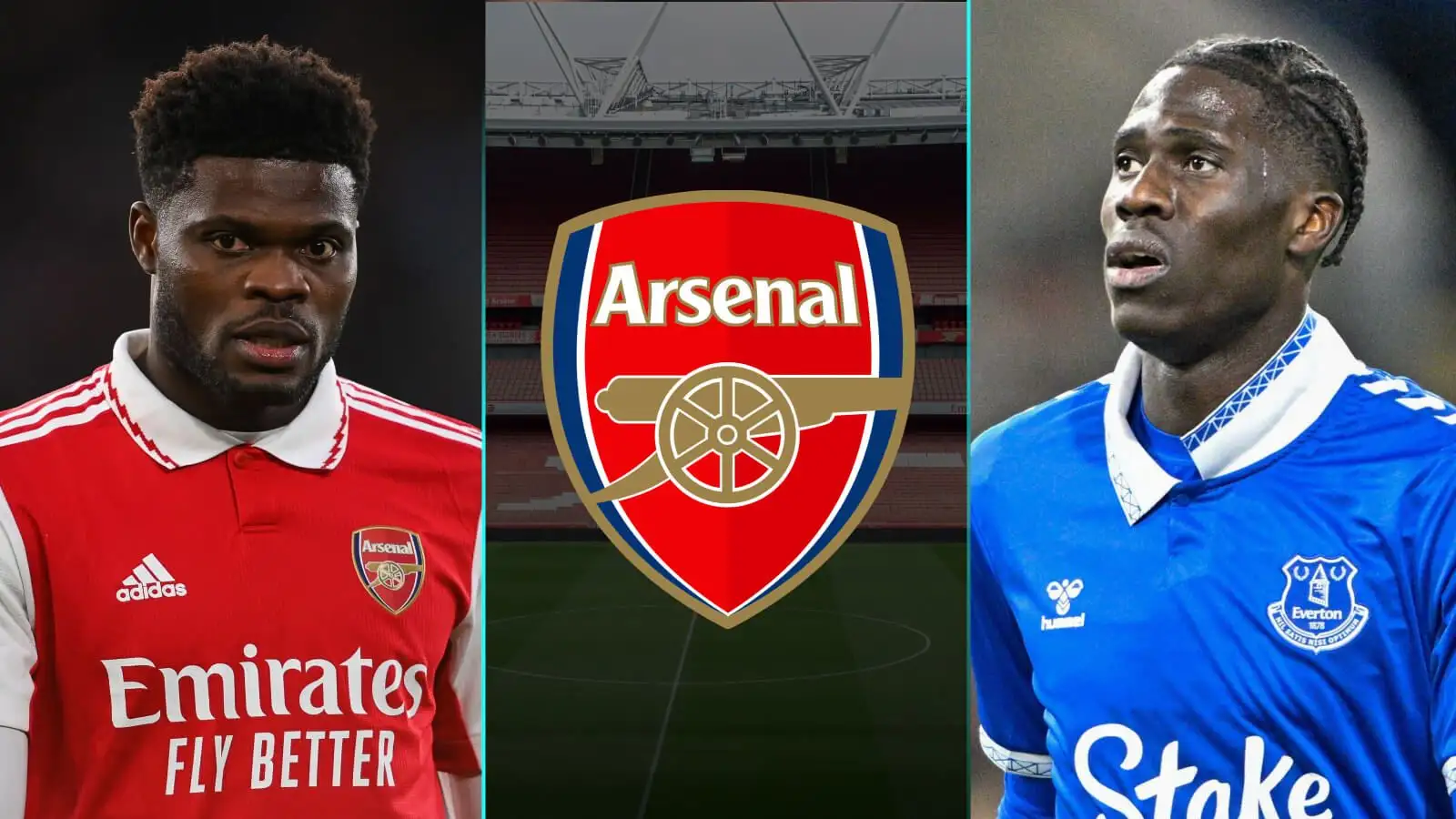 Arsenal have been attached via Everton midfielder Amadou Onana amid qualms over Thomas Partey.
