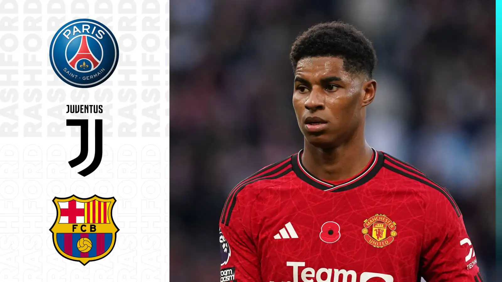 Man Utd onward Marcus Rashford