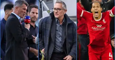 Van Dijk versus Keane turns ugly: Lineker caught in middle of bitter ‘attack’ as Liverpool clash escalates