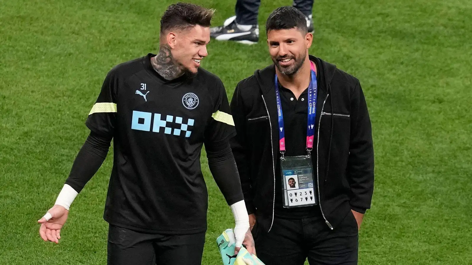 Man Utd still 'biggest threat' to Man City title hopes as Aguero snubs Arsenal, Liverpool in mad prediction 1 Sergio Aguero via Ederson in the past a match.