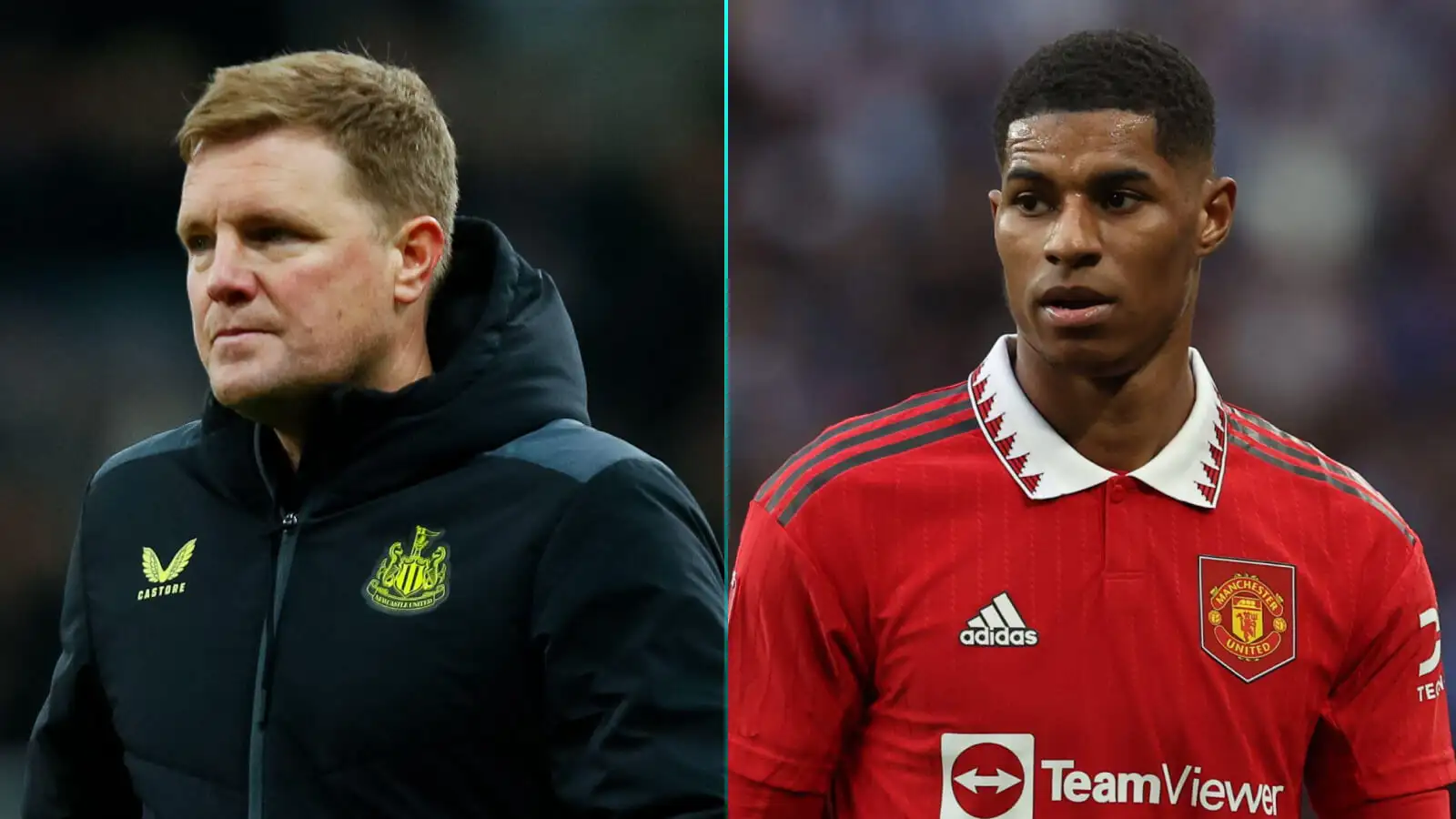 Newcastle top pooch Eddie Howe and also Guy Utd winger Marcus Rashford