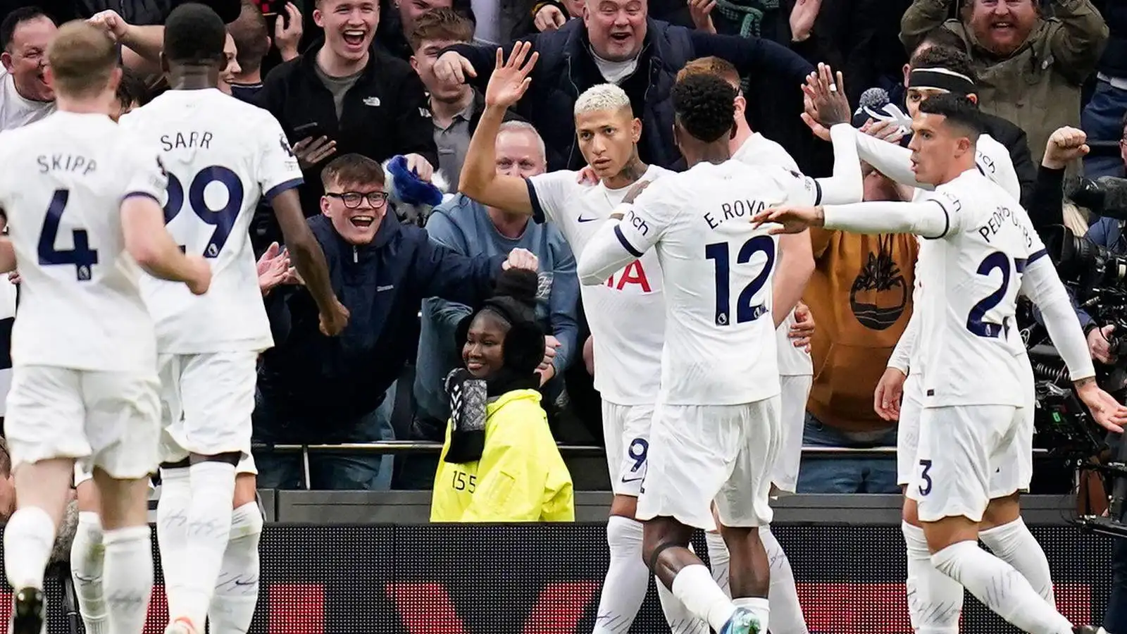 Tottenham 2-1 Everton: In-form Richarlison nets against former club as Ange's side move into top four 1 Tottenham vs Everton