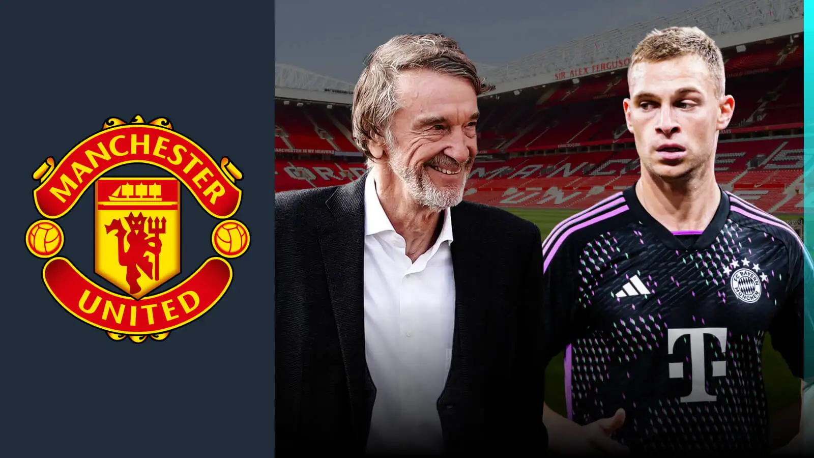 Man Utd incoming investor Sir Jim Ratcliffe and Joshua Kimmich