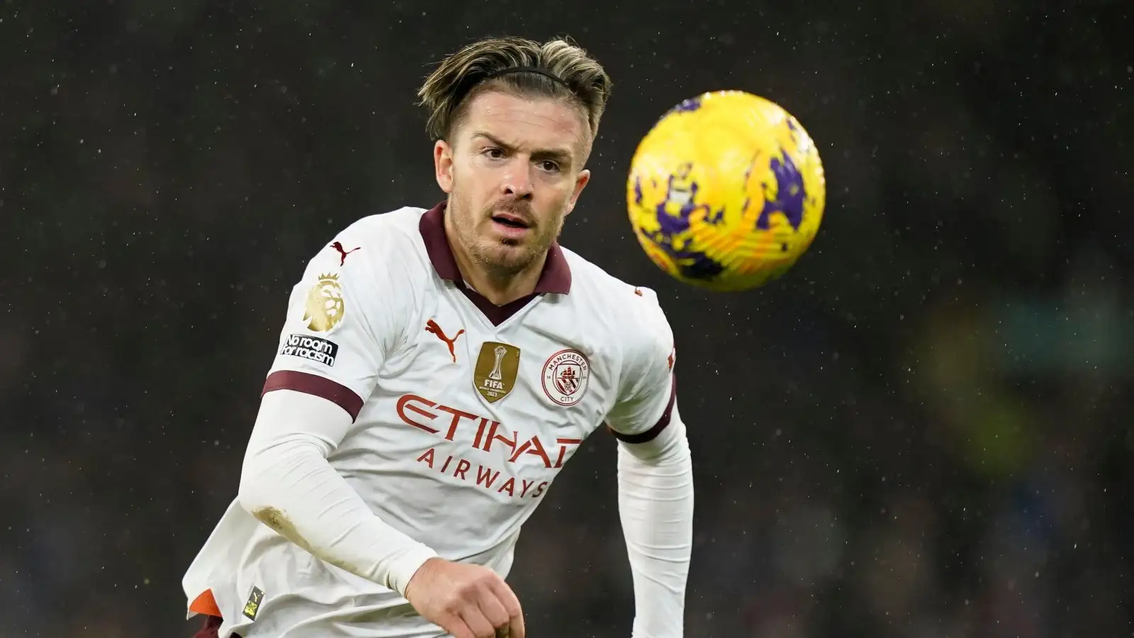 Male Metropolis winger Jack Grealish runs after the sphere