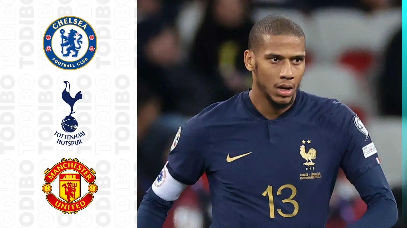 Chelsea have joined Spurs and Dude Utd in the race to indicator Jean-Clair Todibo.