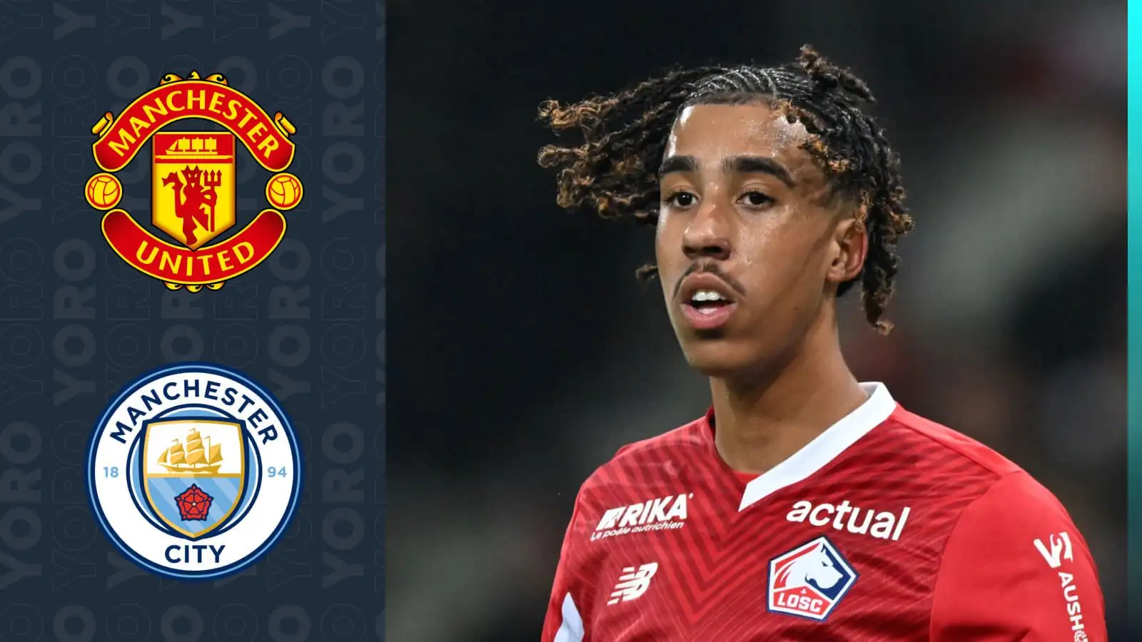 Man Utd, City told 'astronimical fee' is required to land teen 'courted by all major European teams' 6 c?url=https%3A%2F%2Fd2x51gyc4ptf2q.cloudfront.net%2Fcontent%2Fuploads%2F2024%2F01%2F01122454%2FLeny Yoro Man Utd Man City F365