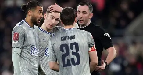Everton to appeal against controversial red card shown to Dominic Calvert-Lewin