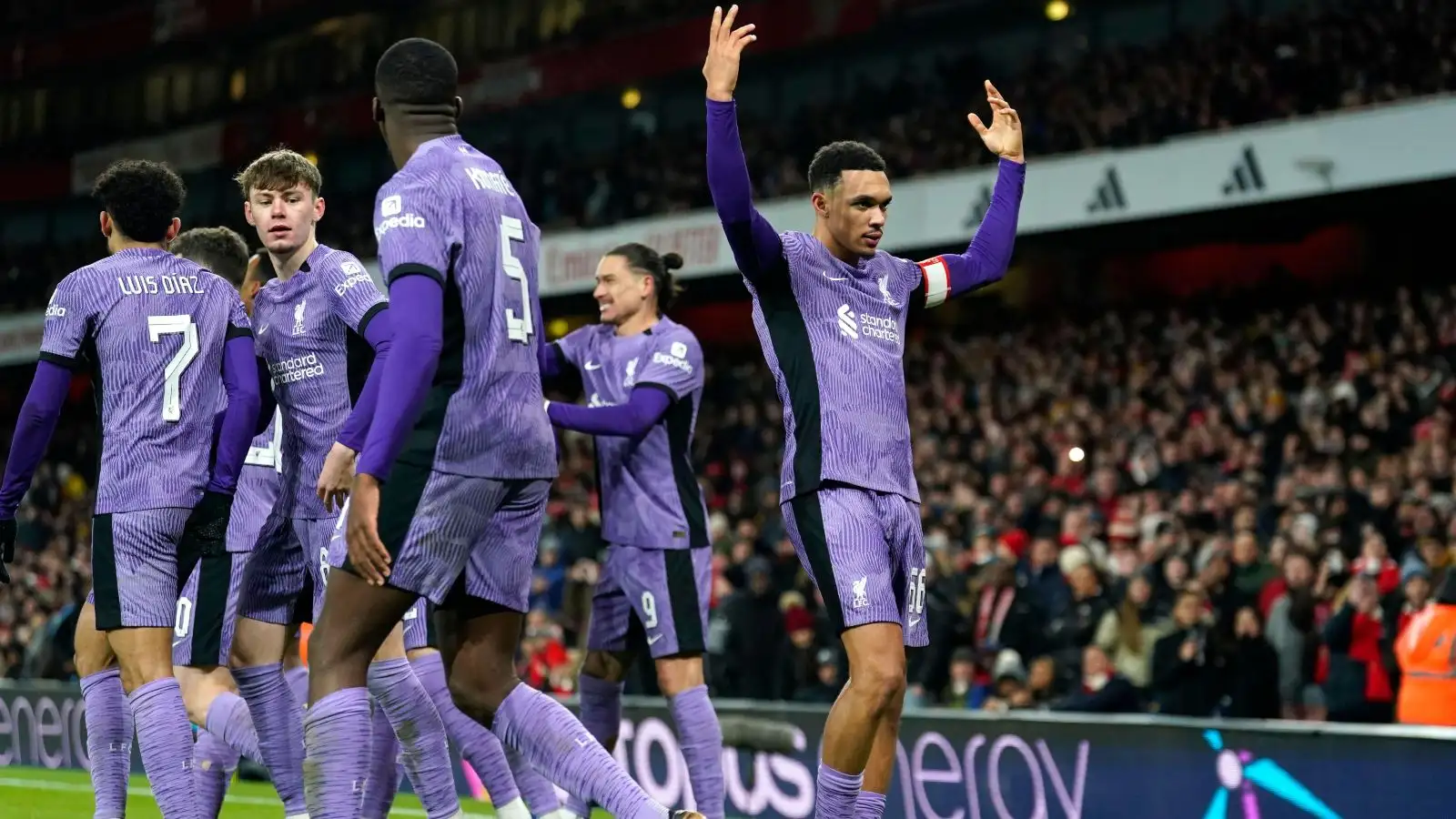 Trent Alexander-Arnold memorializes Liverpool's initially ambition against Collection.