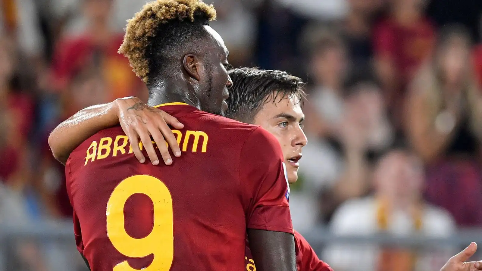 Chelsea 'attack' Man Utd, Spurs-linked star 'identified' by Pochettino as 'ideal profile' for cheap deal 5 c?url=https%3A%2F%2Fd2x51gyc4ptf2q.cloudfront.net%2Fcontent%2Fuploads%2F2024%2F01%2F08122643%2FRoma duo Abraham and Dybala