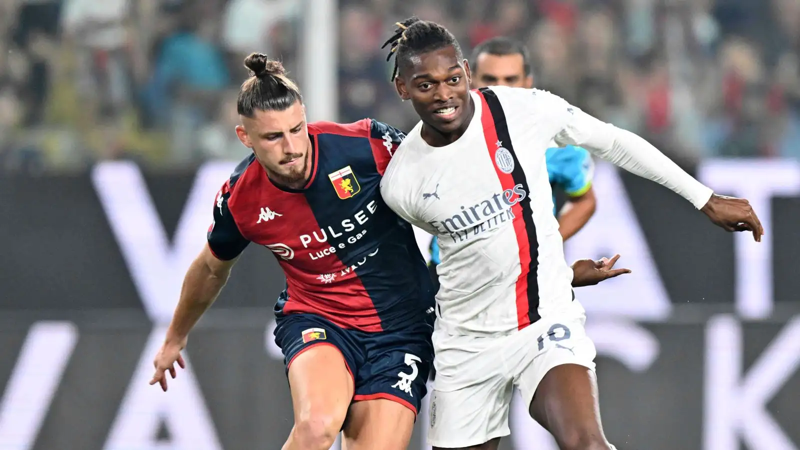 Tottenham 'agreement close' for 'top target' with European club ready to 'accept' loan plus cash deal 2 c?url=https%3A%2F%2Fd2x51gyc4ptf2q.cloudfront.net%2Fcontent%2Fuploads%2F2024%2F01%2F09084138%2FRadu Dragusin battles Rafael Leao