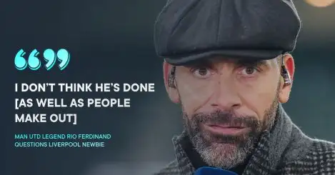 Rio Ferdinand: Liverpool wrong to compare ‘overhyped’ £60m star to Reds legend – ‘I haven’t seen that’
