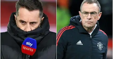 Man Utd ‘got rid’ of Rangnick after ‘being scared to death’ by requesting sales of ’12 players’ – Neville
