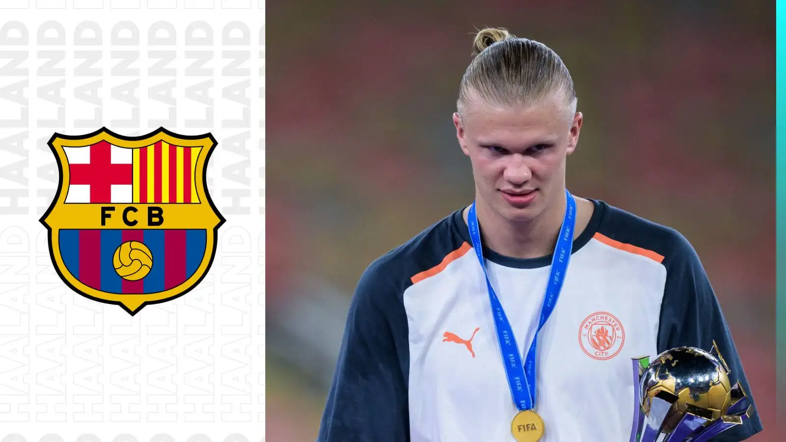 Erling Haaland has been attached with a response to Barcelona.