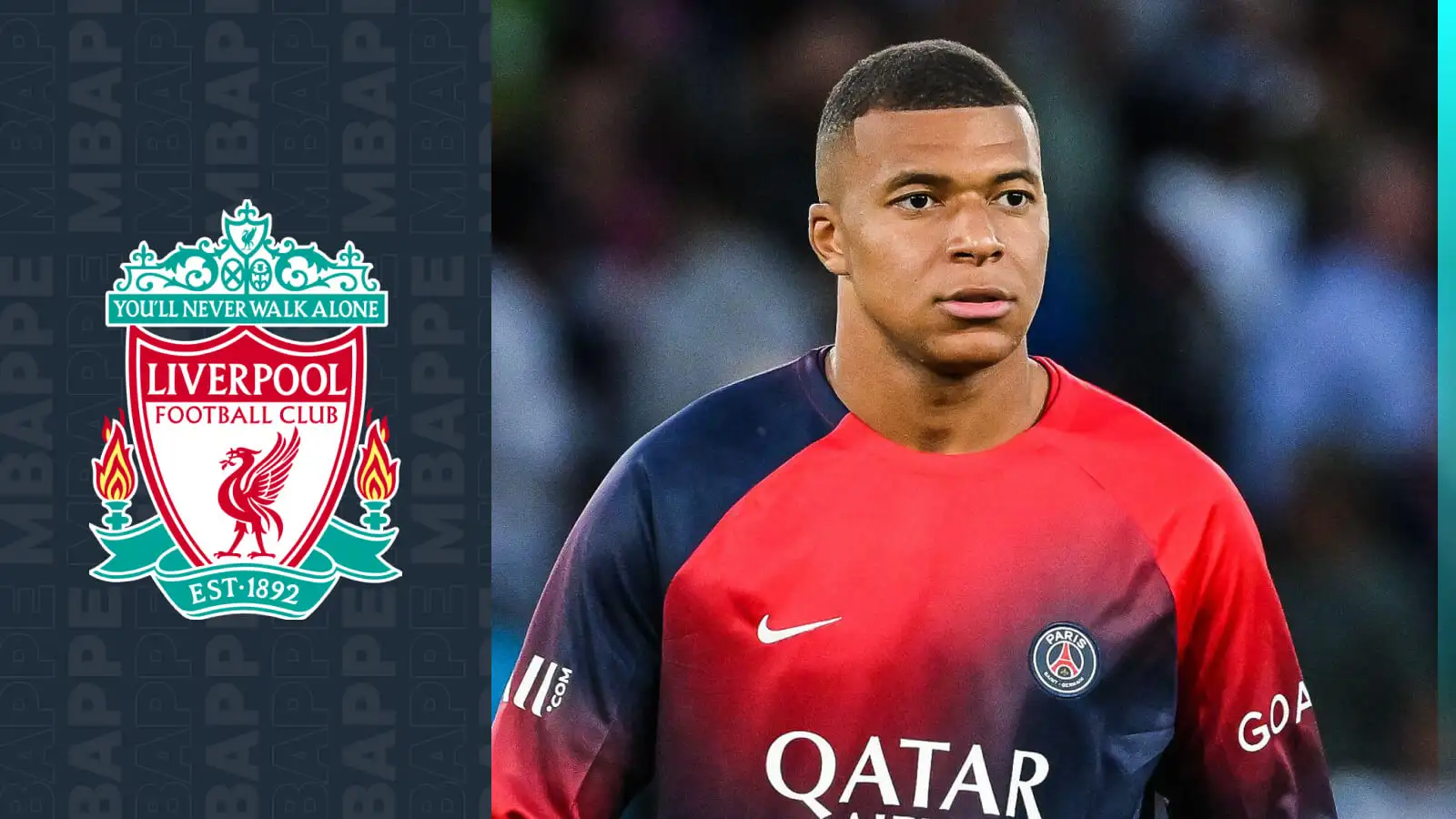 Liverpool transmit target Kylian Mbappe