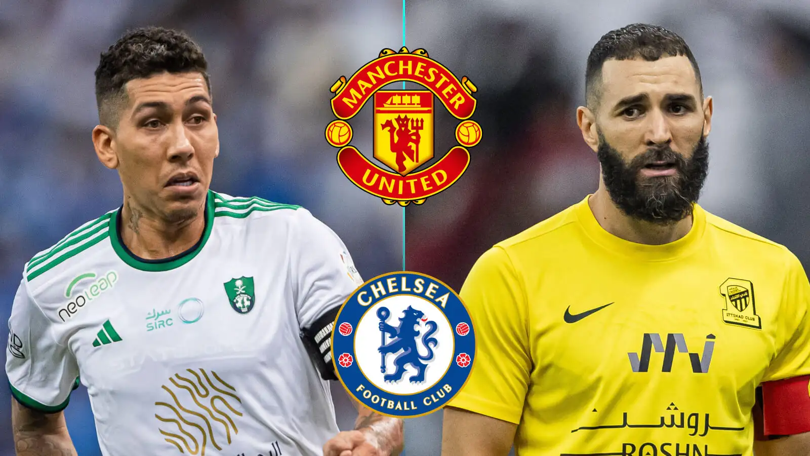 Reported Male Utd send target Karim Benzema and Roberto Firmino