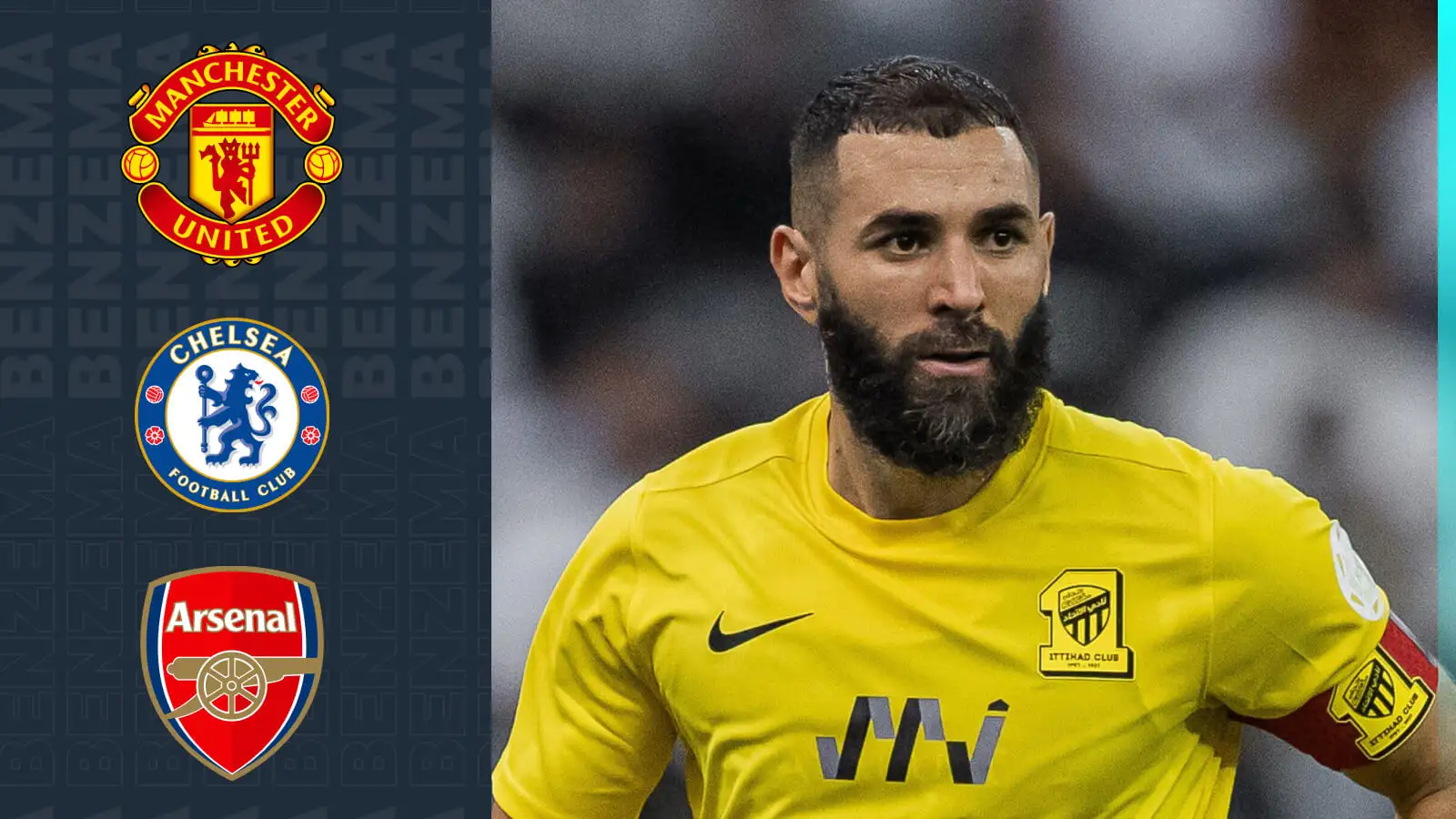 Male Utd transmit target Karim Benzema