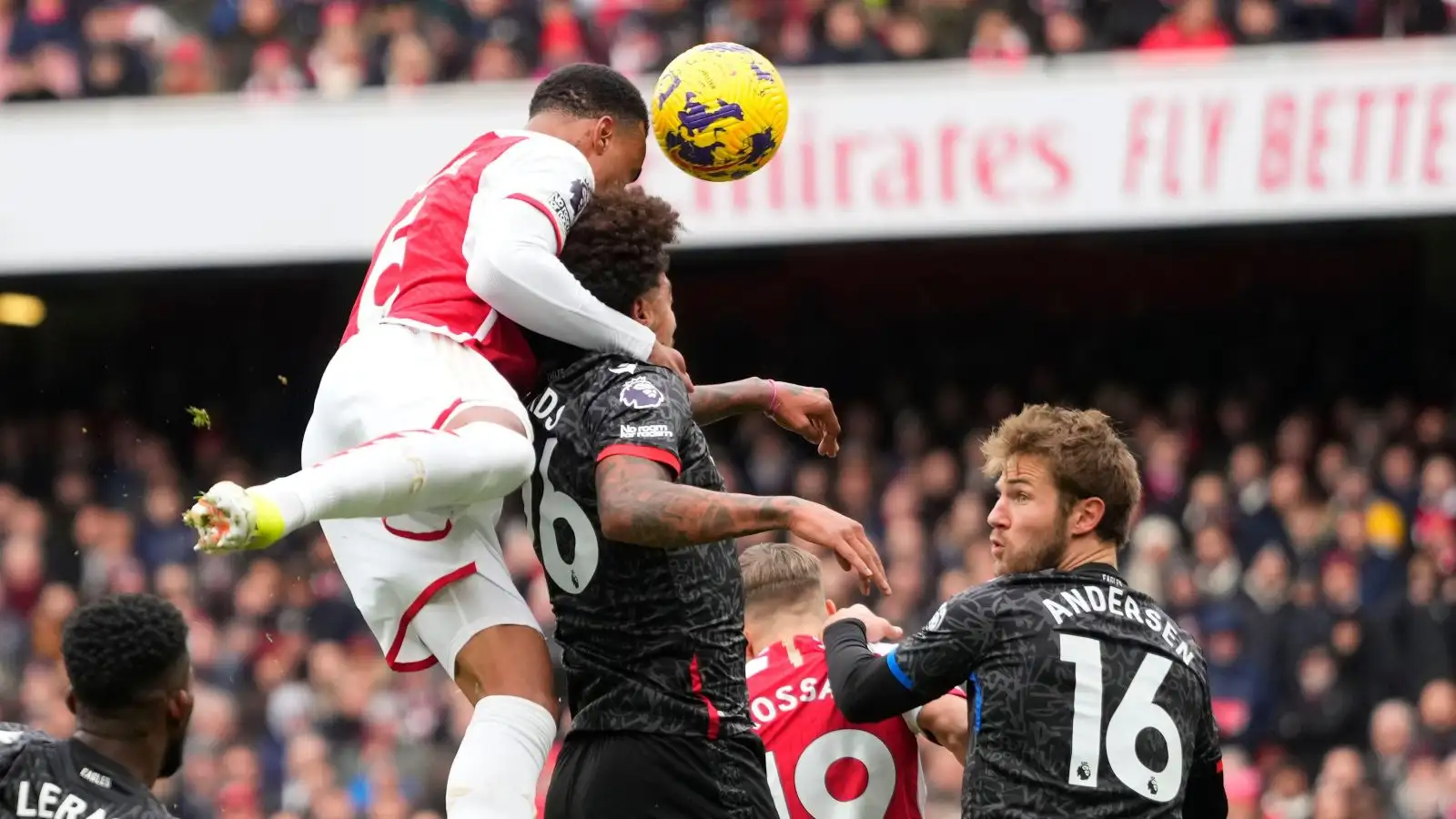 Will Arsenal fans stop 'whinging' about Newcastle goal now? Liverpool fan's Klopp theory rejected 4 c?url=https%3A%2F%2Fd2x51gyc4ptf2q.cloudfront.net%2Fcontent%2Fuploads%2F2024%2F01%2F20140411%2FGabriel Magalhaes Arsenal F365 8