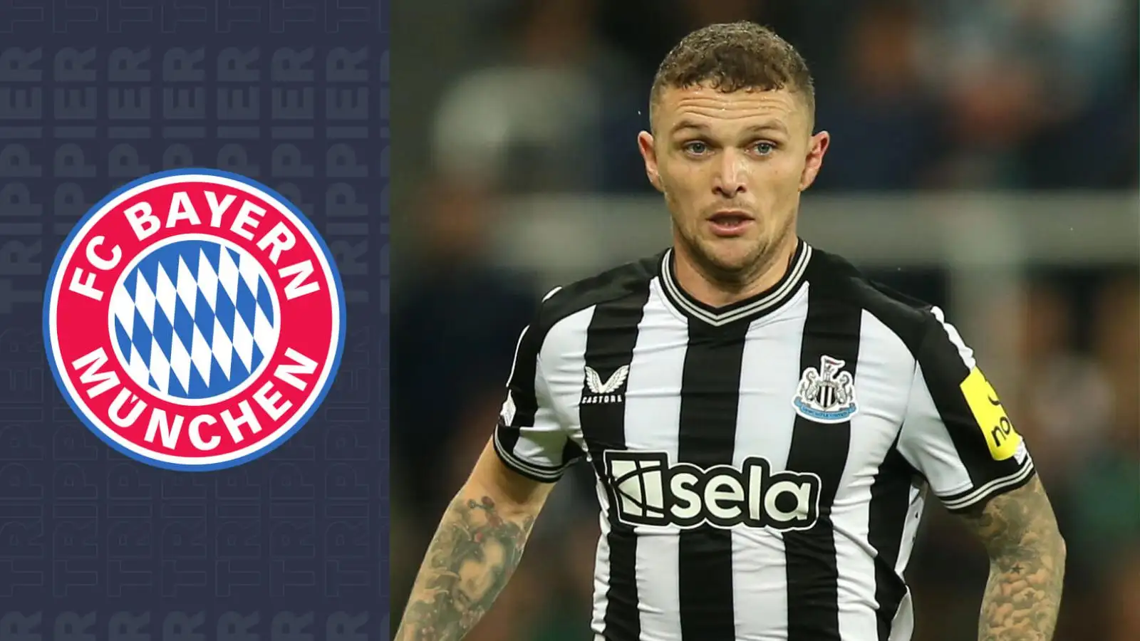 Newcastle Joined appropriate-back Kieran Trippier could be on the slide to Bayern Munich this month.