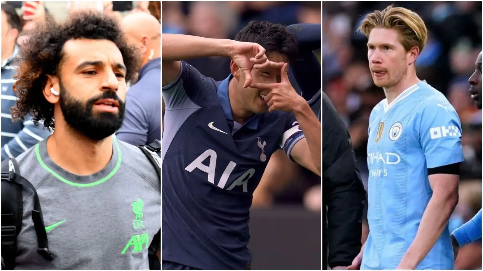 Mohamed Salah, Heung-min Son and Kevin De Bruyne have all been linked with a move to Saudi Arabia.