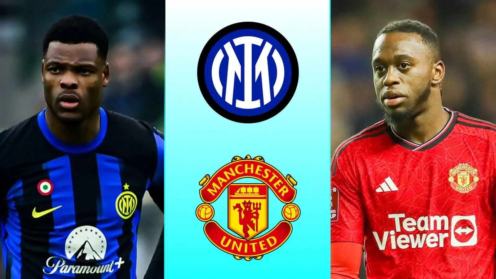 Male Utd transmit: Denzel Dumfries and also Aaron Wan-Bissaka can be entailed in a swap deal.