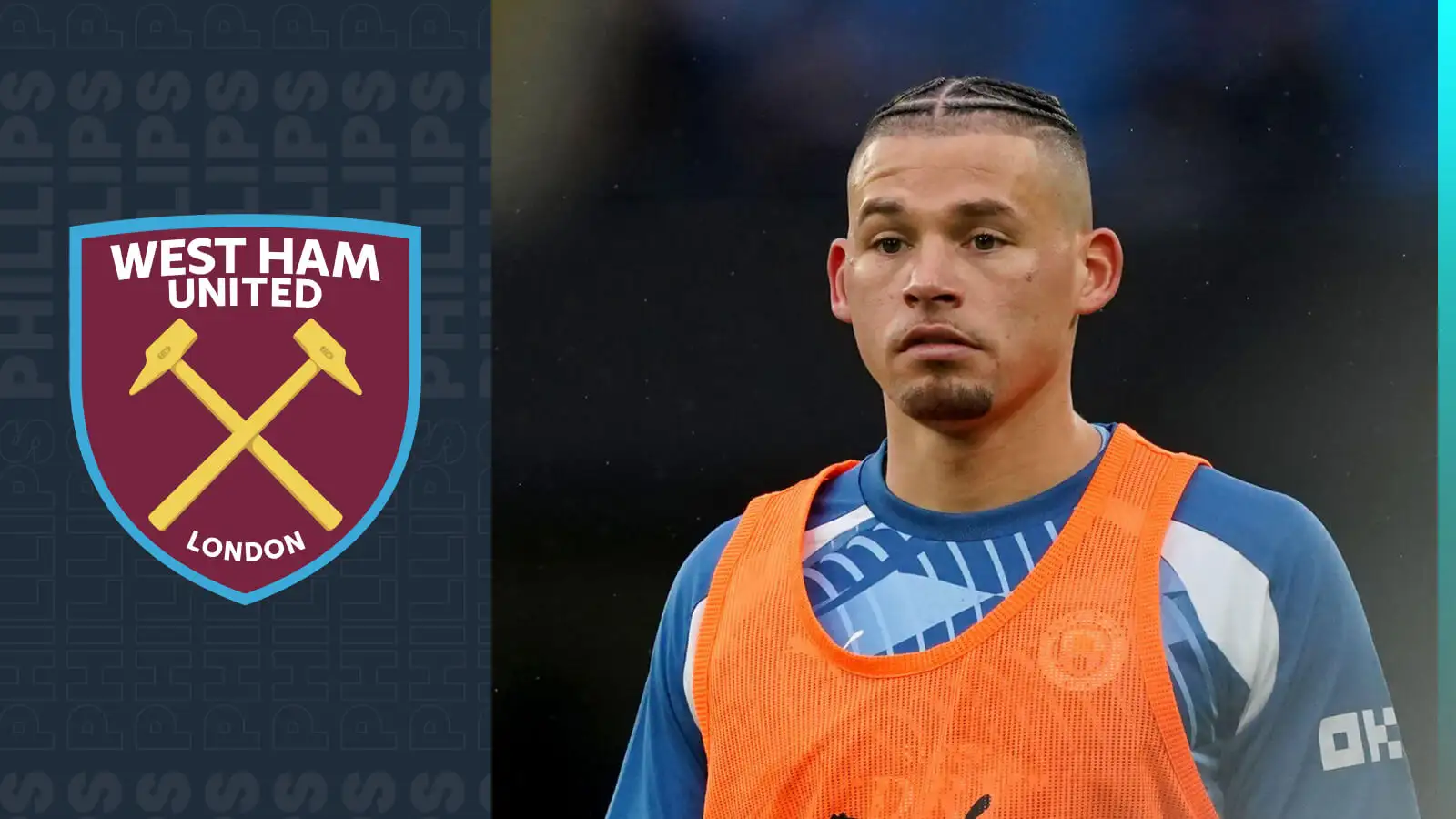 West Pork transmit target Kalvin Phillips