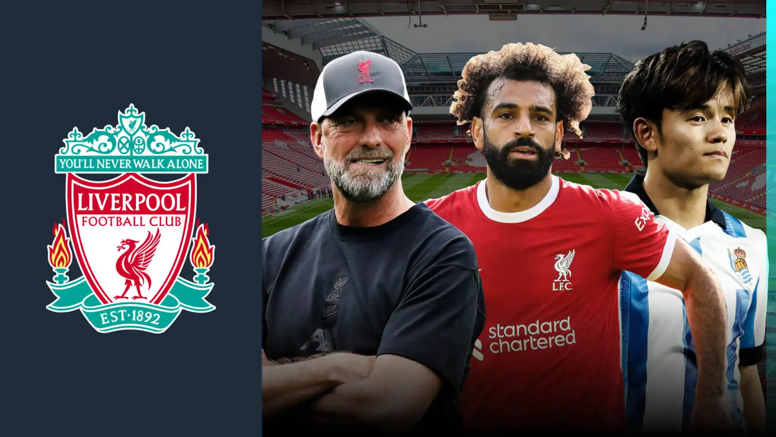 Liverpool tales Mohamed Salah and Jurgen Klopp