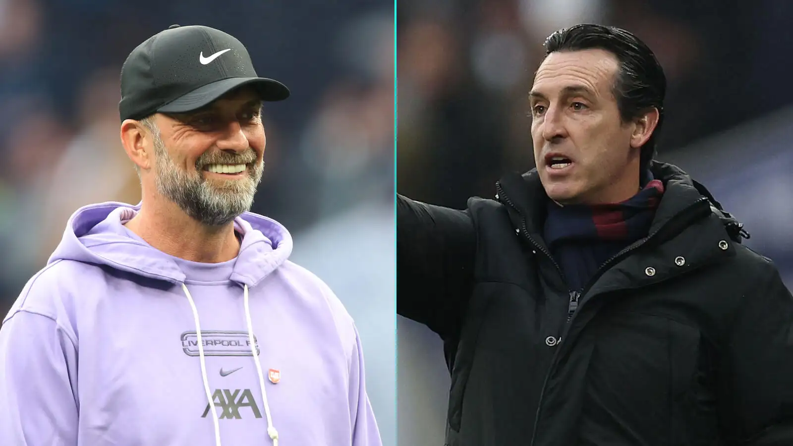 Liverpool honchos Jurgen Klopp and also Unai Emery