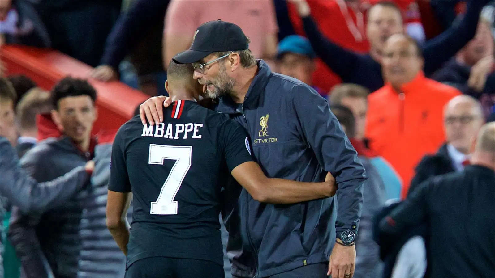 Mbappe transfer: Journalist reveals Liverpool 'chances' of deal amid 'agreement' after Klopp announcement 6 c?url=https%3A%2F%2Fd2x51gyc4ptf2q.cloudfront.net%2Fcontent%2Fuploads%2F2024%2F01%2F27140435%2FKylian Mbappe Jurgen Klopp Liverpool